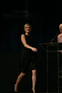 Anna Walking Onstage