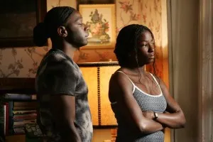 Nelsan Ellis (Lafayette) and Rutina Wesley (Tara)