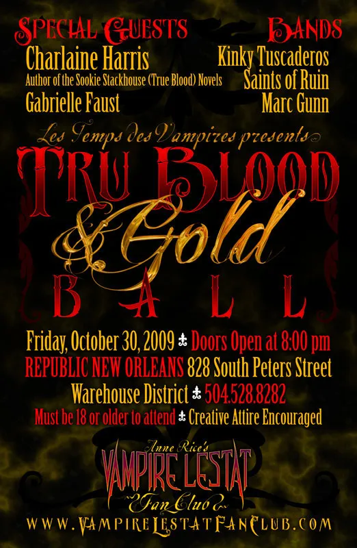 True Blood and Gold Ball