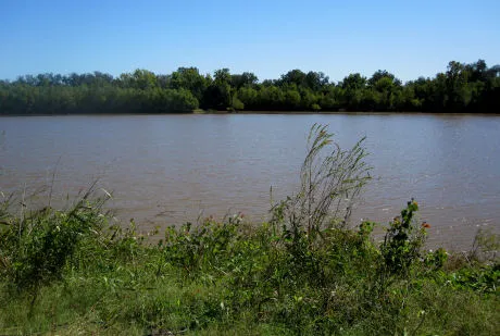 dogred460 Red River adjacent to Sumner house