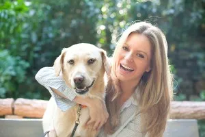 Kristin Bauer van Straten True Blood Pam and dog