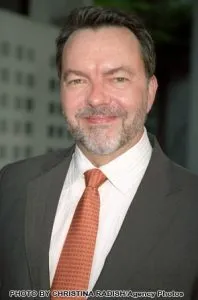 True Blood creator Alan Ball on a red carpet.