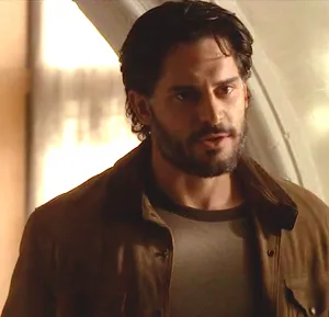 Joe Manganiello as werewolf Alcide Herveaux on True Blood.