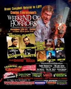 weekend of horror flyer