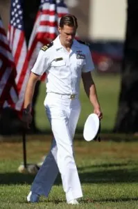 Alexander Skarsgard on Battleship Set