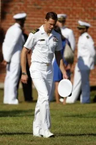 Alexander Skarsgard on Battleship Set