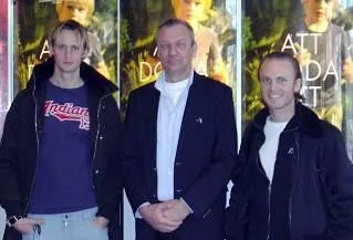 Alexander Skarsgård, True Blood's Eric Northman, at the 2003 premiere of 'To Kill A Child'