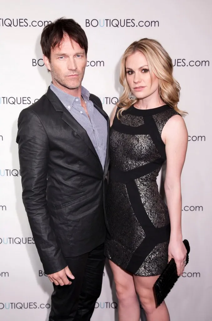 Stephen Moyer (Vampire Bill) and Anna Paquin (Sookie Stackhouse) at the launch of the fashion - celebrity website Boutiques.com True Blood's Stephen Moyer (Vampire Bill) and Anna Paquin (Sookie Stackhouse) at the launch of the fashion - celebrity website Boutiques.com