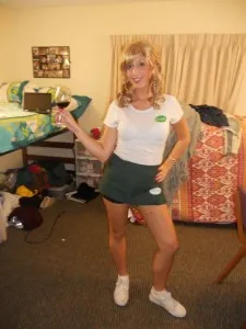 'Kasey' as Sookie, a winner of the 11.10.10 TrueBloodNet.com Halloween Costume Contest