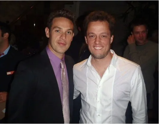 True Blood Composer Nathan Barr and Actor Kevin Alejandro (Jesus) at a Laguna Bch, CA event. Photos Credit:Nathan Barr's Facebook