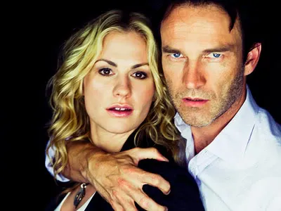 Anna Paquin and Stephen Moyer of True Blood Anna Paquin and Stephen Moyer of True Blood