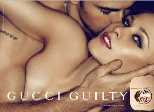 Evan Rachel Wood,True Blood's Queen Sophie-Anne, w/ actor Chris Evans in a Gucci fragrance advert