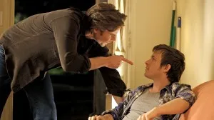 Sam Merlotte (Sam Trammell) and younger brother Tommy (Marshall Allman) have a heated discussion in season 3 of True Blood