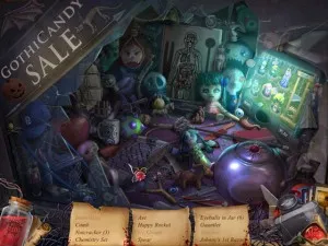 A screen shot from Charlaine Harris' new video game, Dying for Daylight