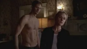 Sookie & Eric in scene with Pam S4 Ep3 Sookie & Eric in scene with Pam S4 Ep3