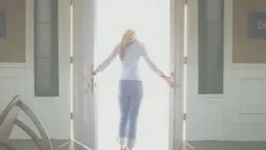 Jessica meeting the sun