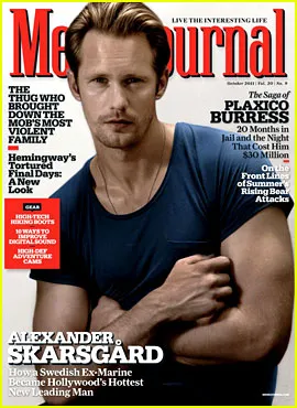 Alexander Skarsgård covers Men’s Journal October 2011 Alexander Skarsgård covers Men’s Journal October 2011