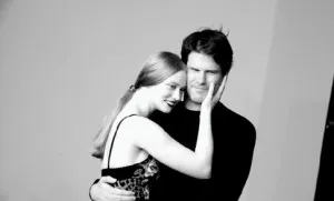 Deborah Ann Woll and EJ Scott