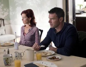 Scott Foley and Carrie Preston on True Blood 