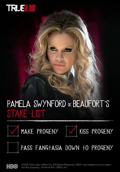 Pam's Stake List in Season 6 of HBO's True Blood