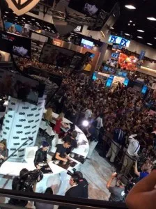 Group shot of the True Blood signing at Comic con 2014