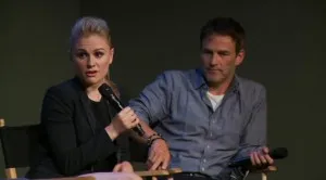 True Blood's Anna Paquin (Sookie Stackhouse) and Stephen Moyer (Bill Compton) video interview at Apple's Soho Store