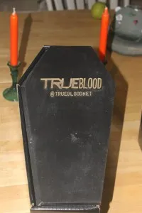 A coffin - with our name on it!