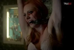 Deborah Ann Woll stars as Jessica Hamby in HBO's True Blood Season 7 Episode 8 (entitled 'Almost Home')