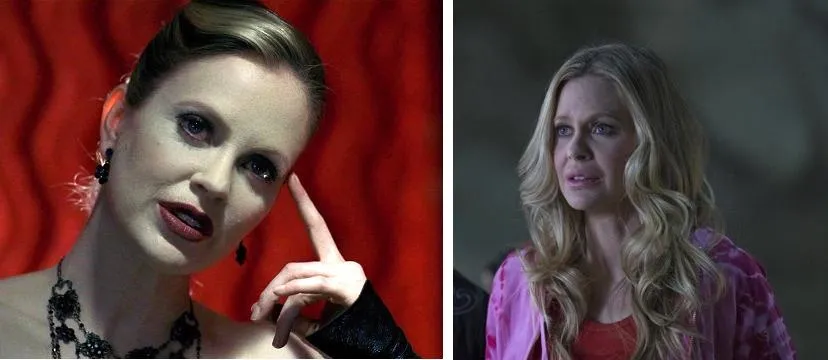 Kristin bauer van Straten stars as Pam in HBOs True Blood Season 1 vs Season 7