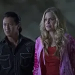 Pam (Kristin Bauer van Straten) and Mr. Gus (Will Yun Lee) star in HBO's True Blood Season 7 Episode 8 (entitled 'Almost Home')
